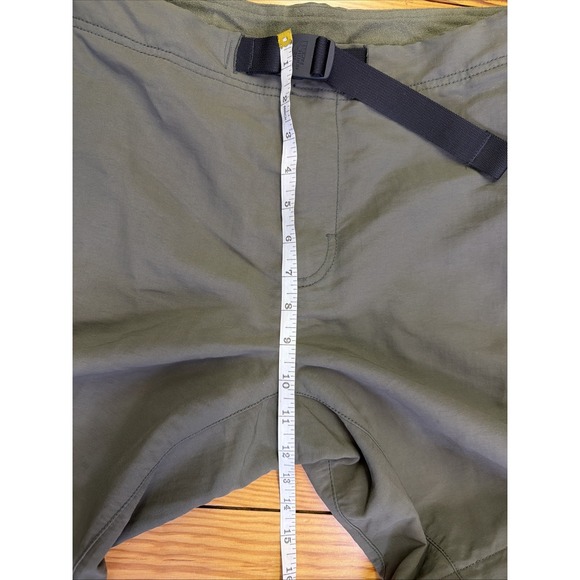 The North Face Paramount Trail Convertible Belted Pants Mens 34 Green Hiking - Picture 12 of 16